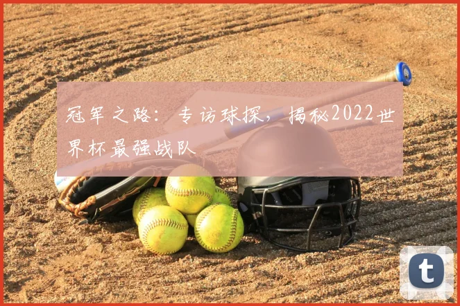 冠军之路:专访球探,揭秘2022世界杯最强战队